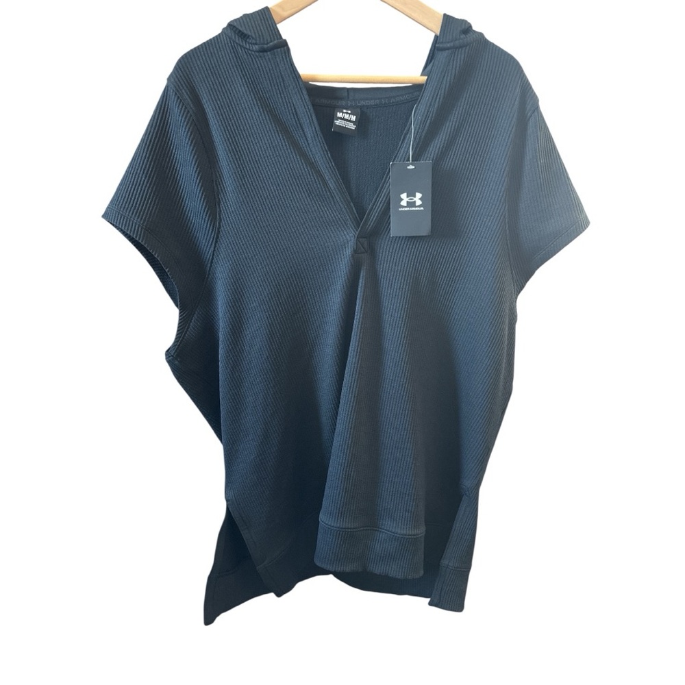 Under Armour Women's Black Short Sleeve Hoodie NWT